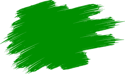 Green Brush Stroke Design