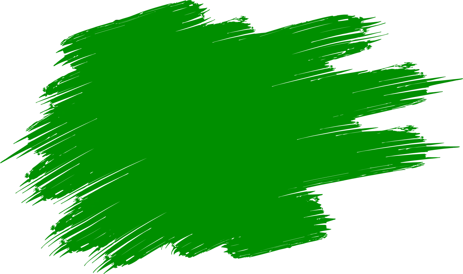 Green Brush Stroke Design