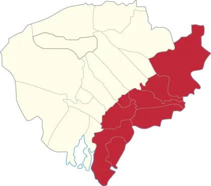 Map Highlighting Specific Region