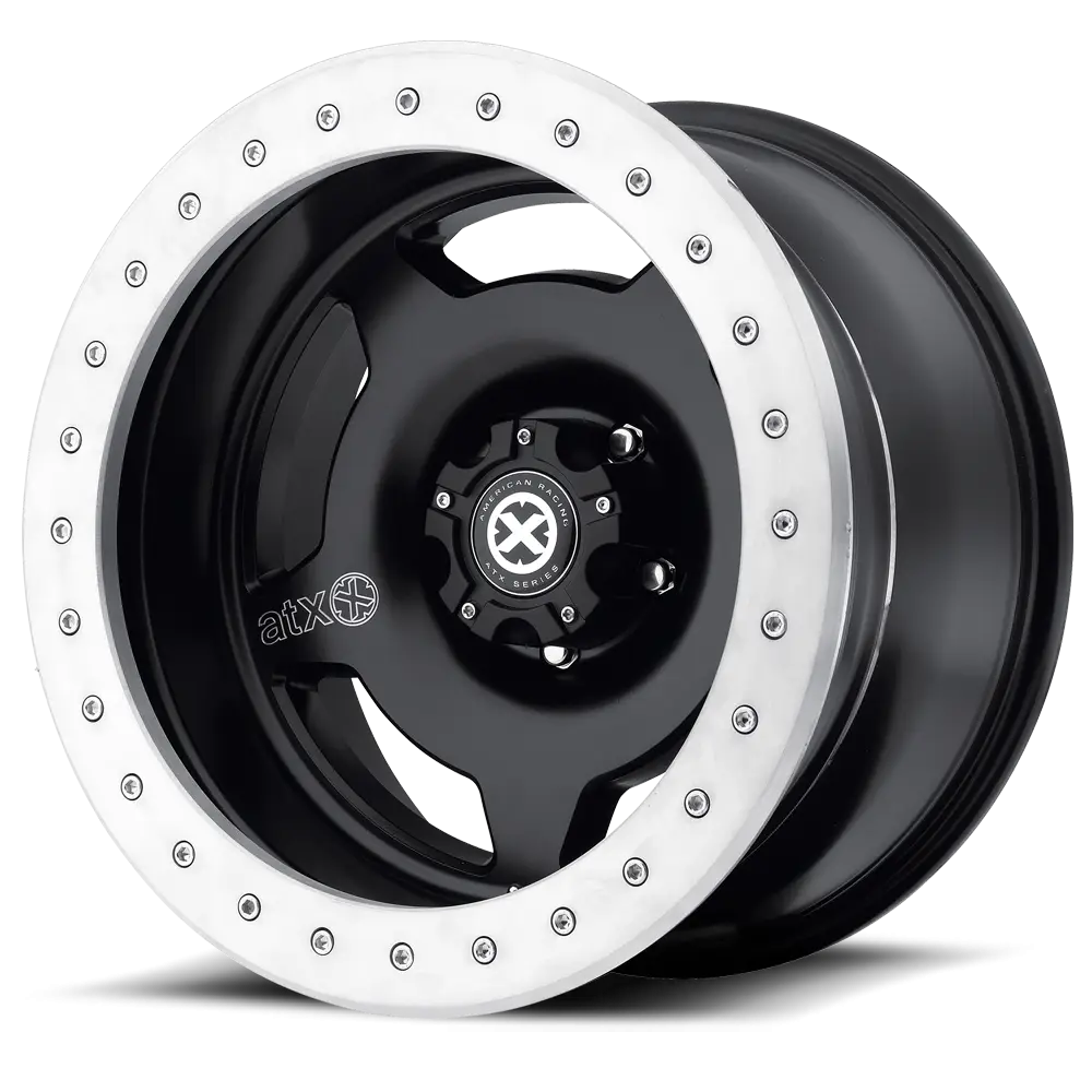 Black and Silver Wheel Rim