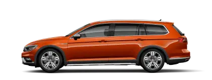 Orange Station Wagon