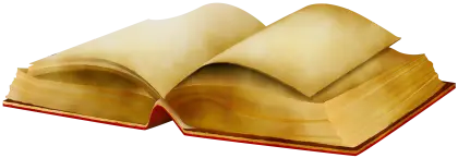Open Book Illustration with Textured Pages