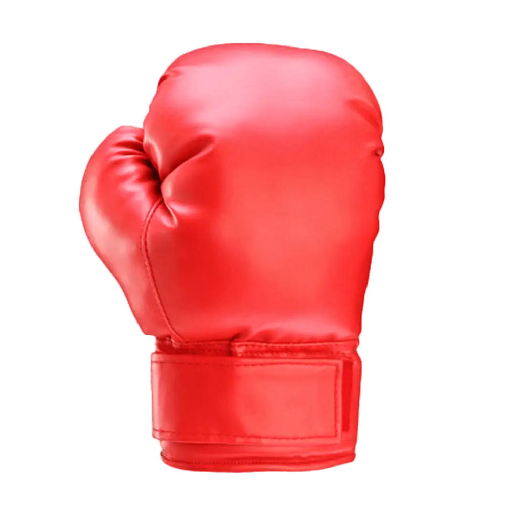 Red Boxing Glove for Fighting and Sports