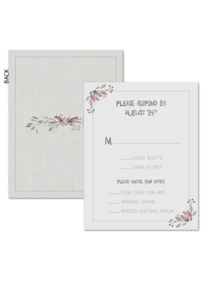 Elegant Floral Invitation Card