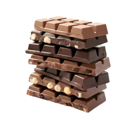 Delicious Stack of Chocolate Bars