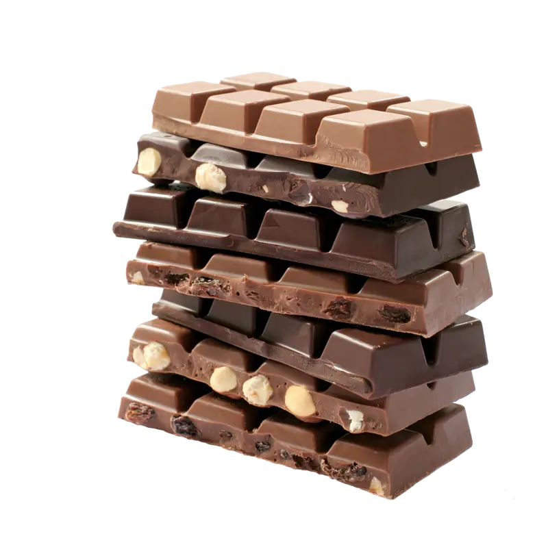 Delicious Stack of Chocolate Bars