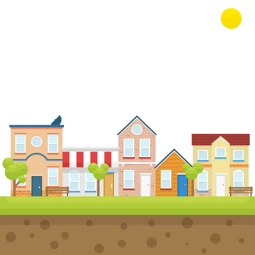 Colorful Cartoon Houses