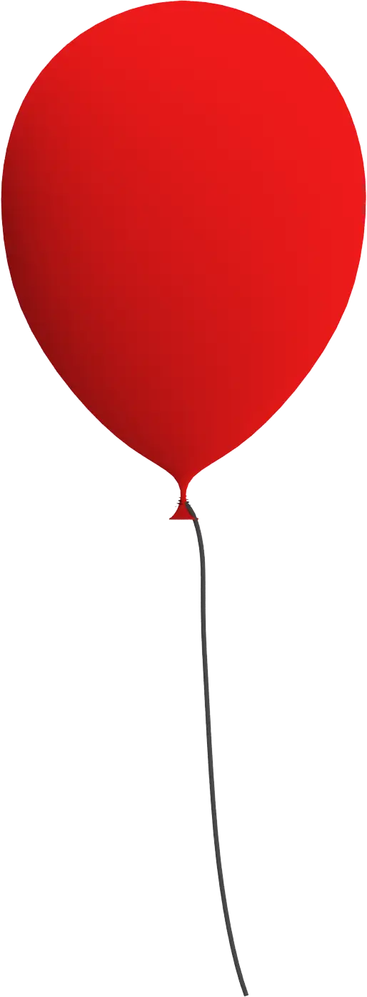 Red Balloon with String