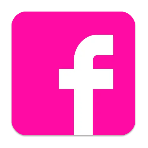 Pink Facebook Logo Design