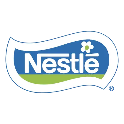 NestlÃ© Brand Logo with Flower Design