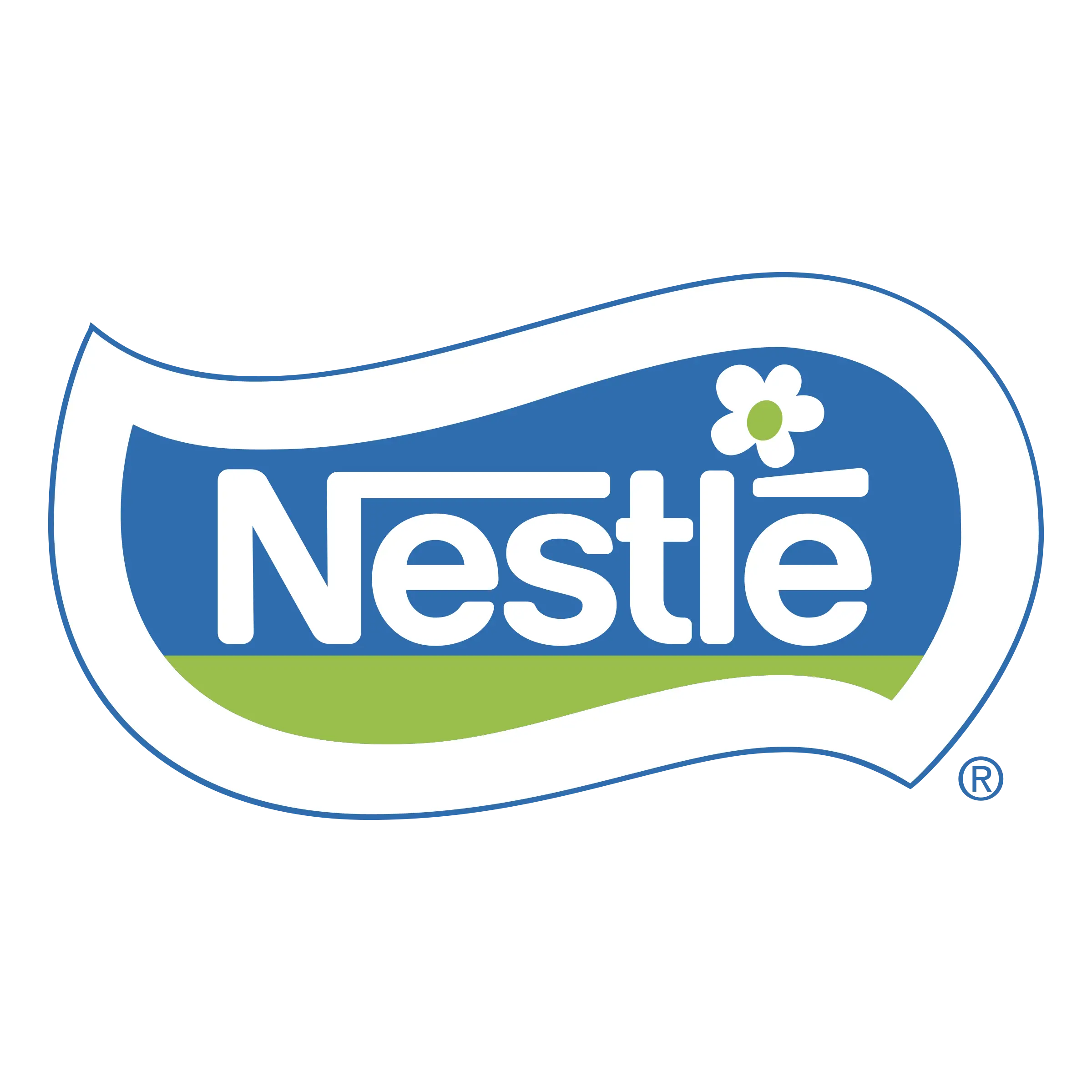 Nestlé Brand Logo with Flower Design