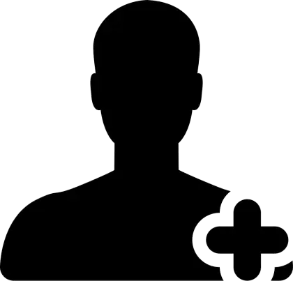 Add User Profile Icon Symbol