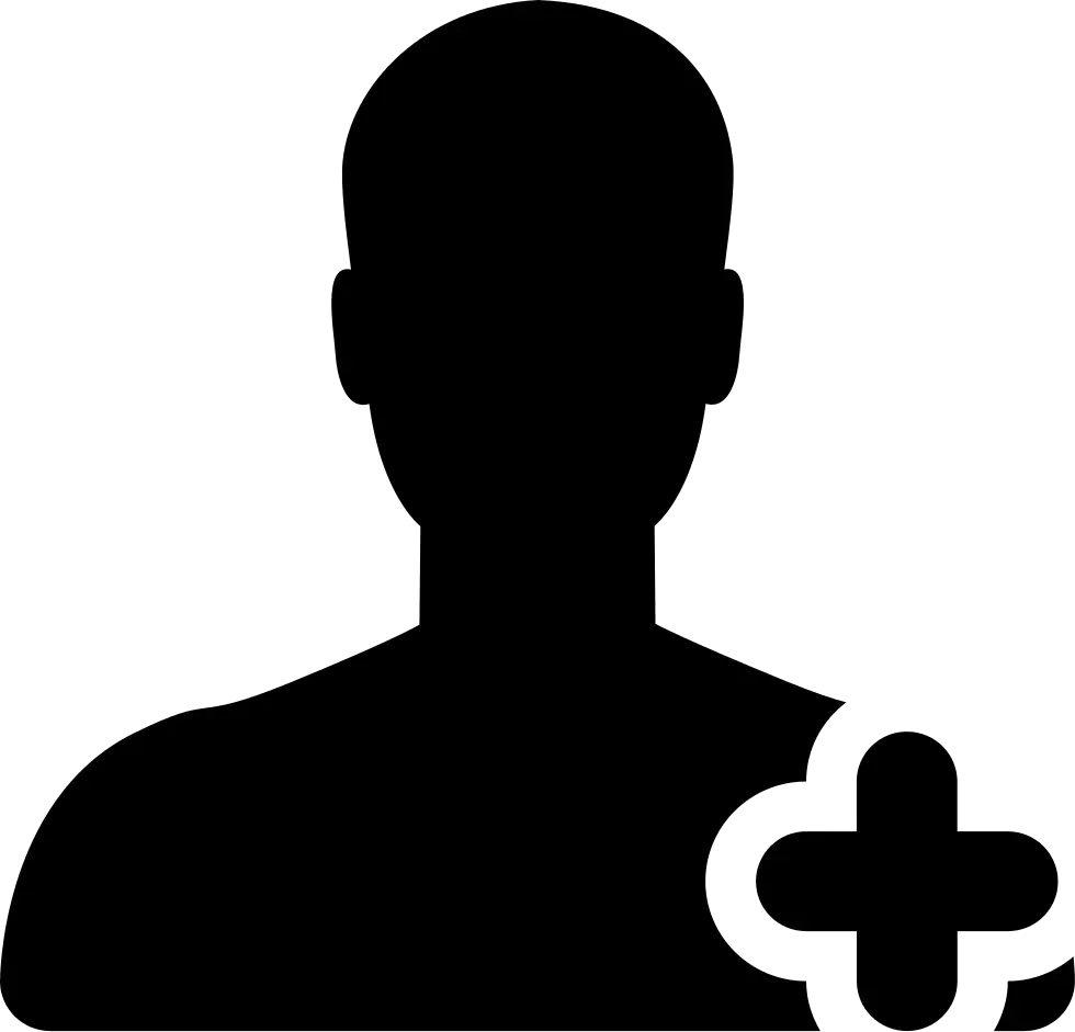 Add User Profile Icon Symbol