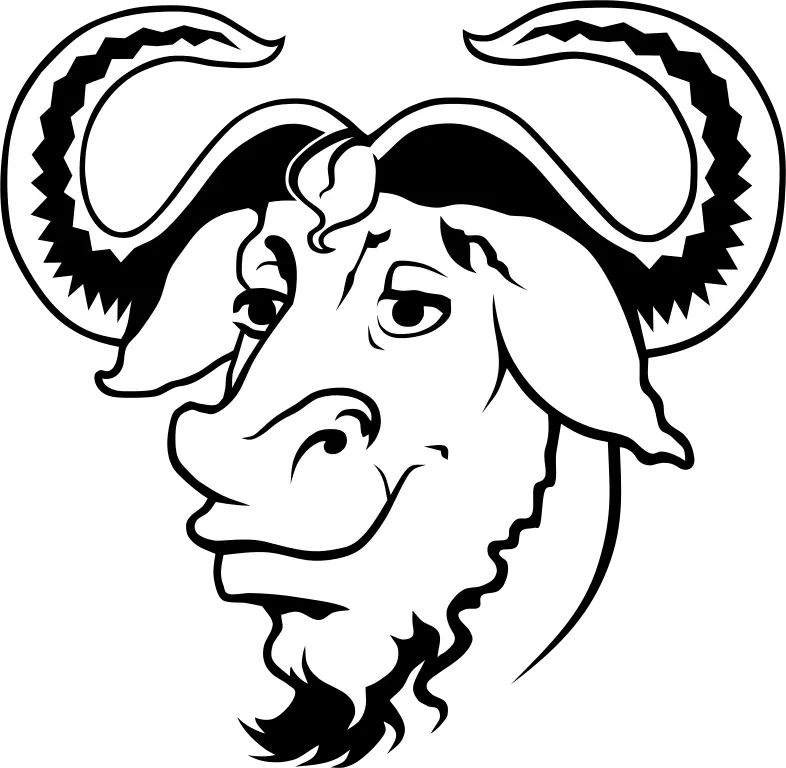 GNU Mascot Illustration for Free Software Representation