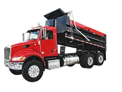 Red Dump Truck for Construction