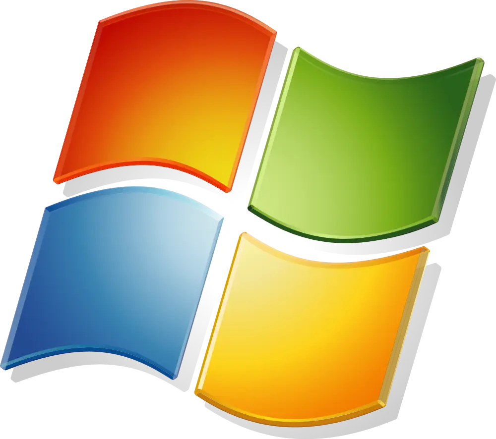Windows Logo with Vibrant Color Panels