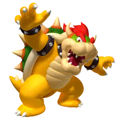 Bowser in Action Pose