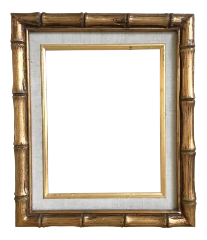Gold Bamboo Design Picture Frame