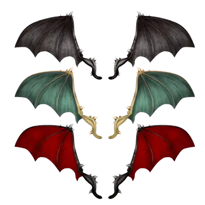 Colorful Dragon Wings