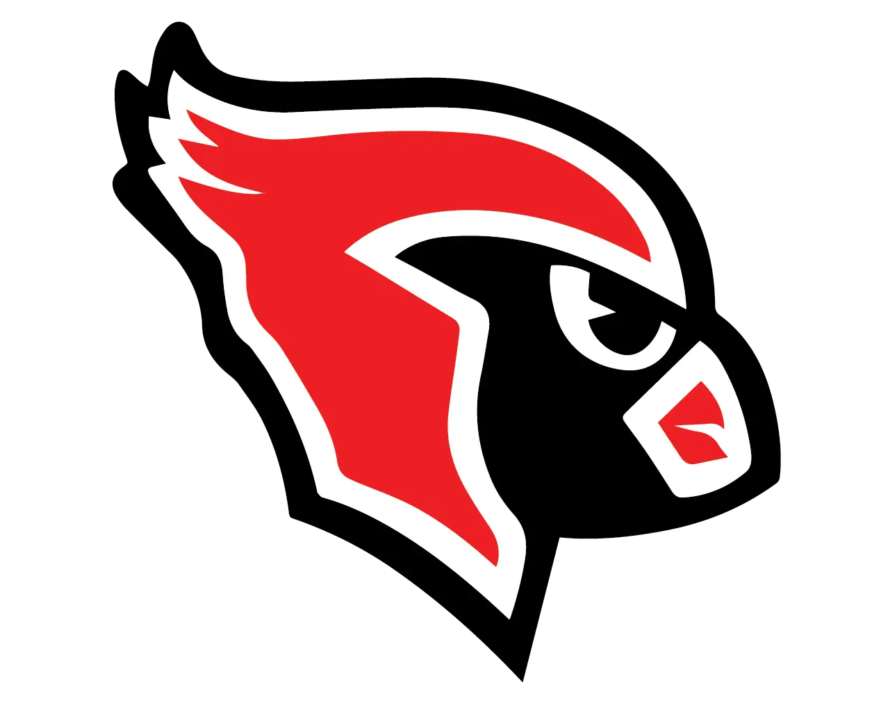 Cardinal Bird Profile Logo