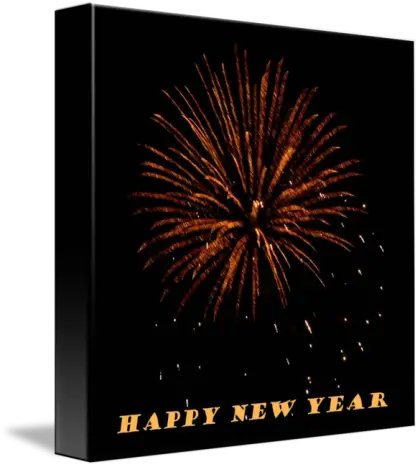 Happy New Year Fireworks Display