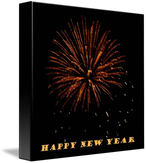 Happy New Year Fireworks Display