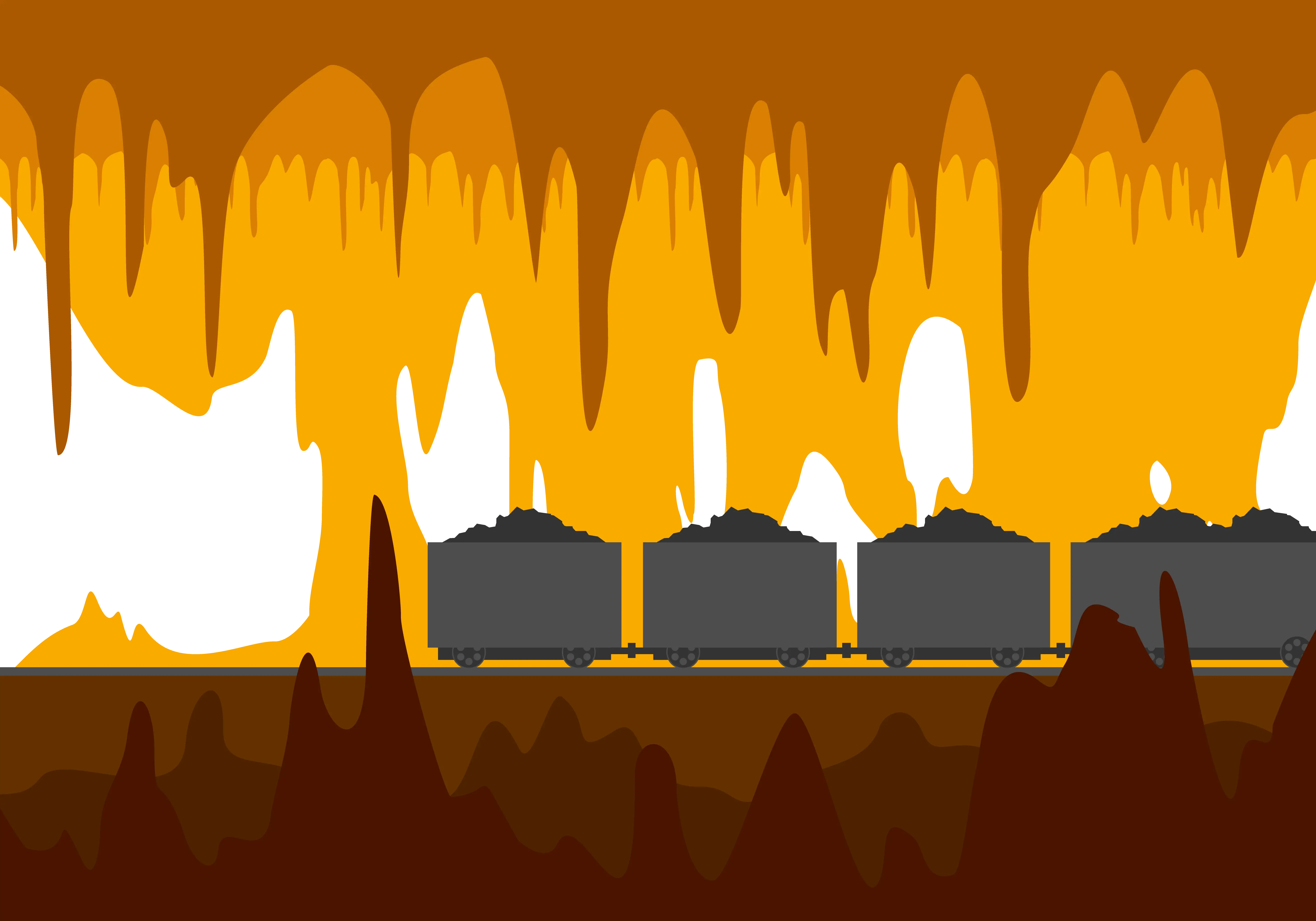 Underground Mine Train