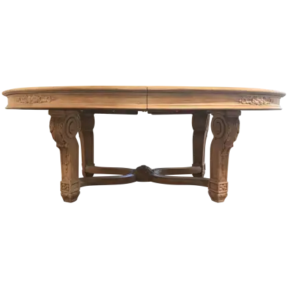 Classic Wooden Table with Ornate Design