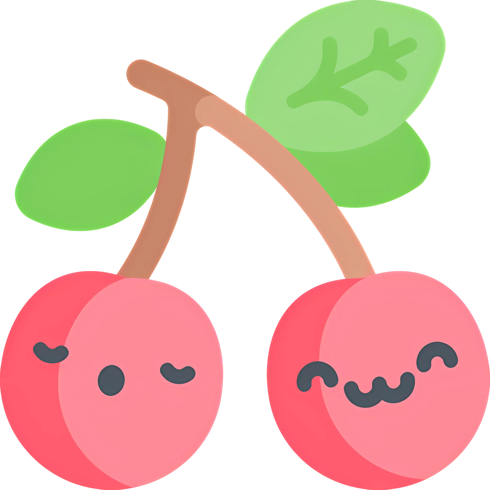 Cute Smiling Cherries