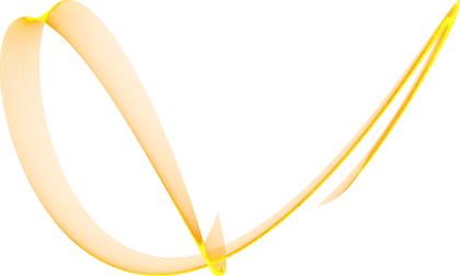 Yellow Ribbon Swirl Design