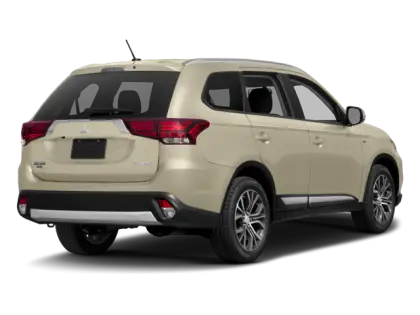 Beige SUV Side Rear View
