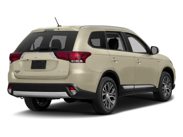 Beige SUV Side Rear View