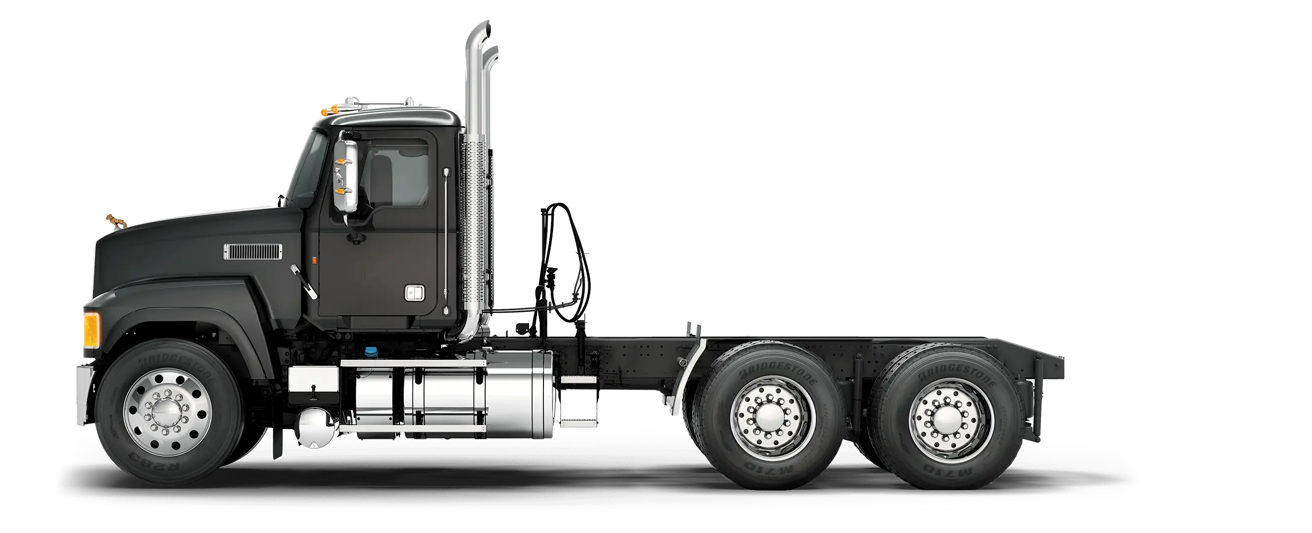Black Cargo Transportation Truck