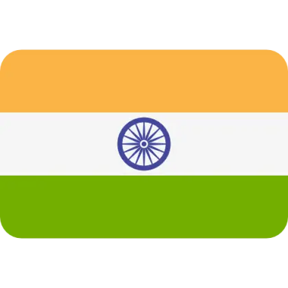 Flag of India with Tricolor and Ashoka Chakra