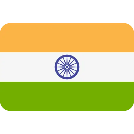 Flag of India with Tricolor and Ashoka Chakra