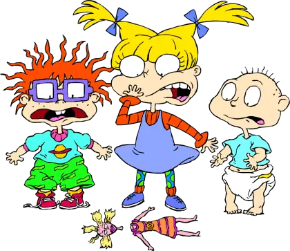 Group of Cartoon Characters