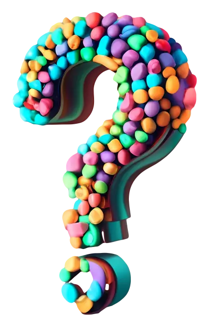Colorful Question Mark Illustration