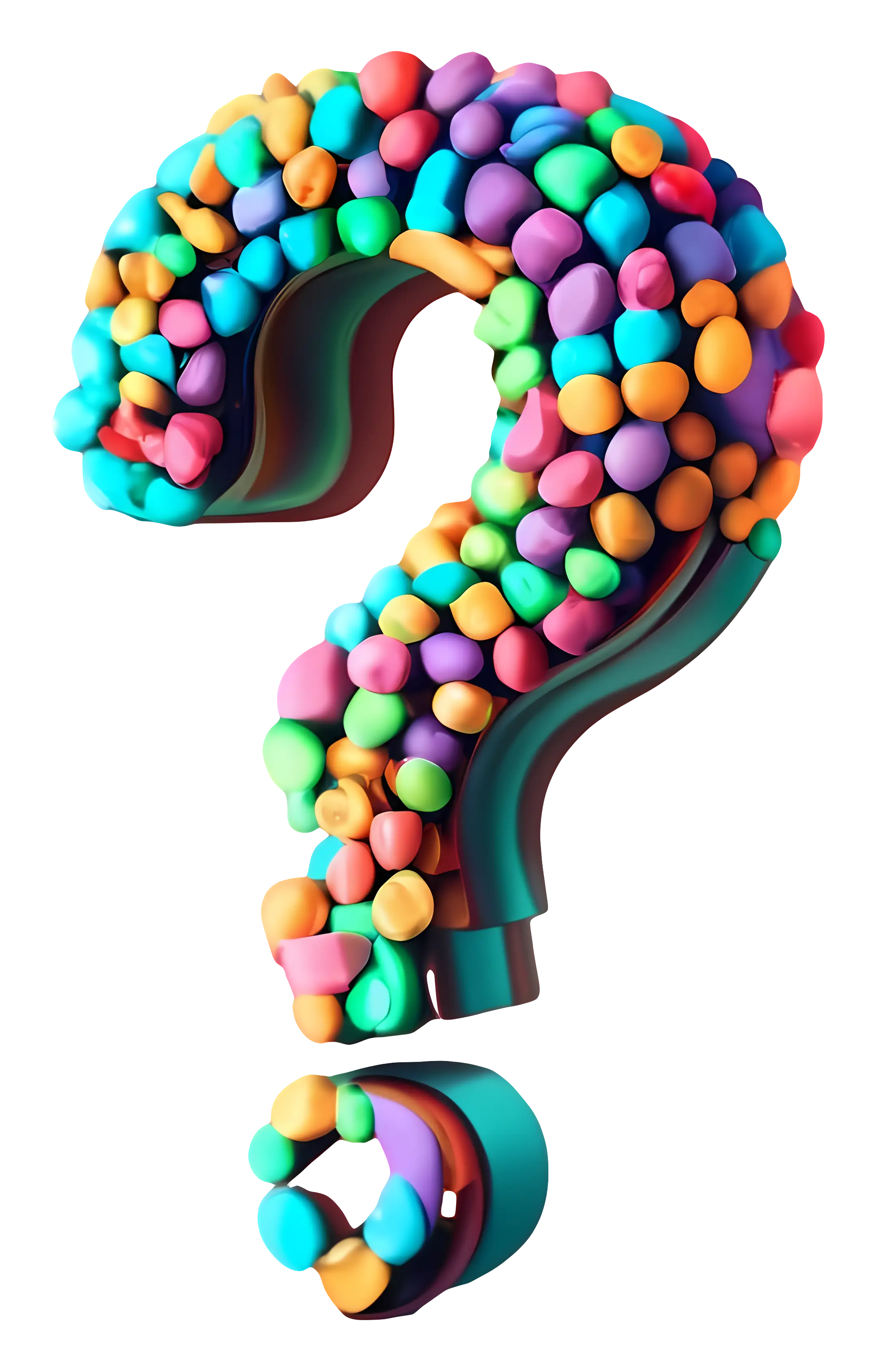 Colorful Question Mark Illustration