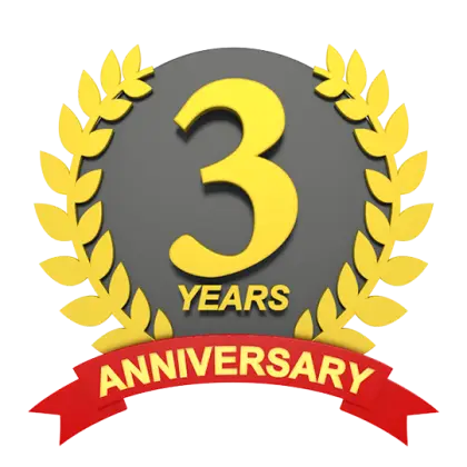 3 Years Anniversary Badge
