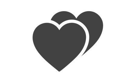 Black Heart Symbol Icons