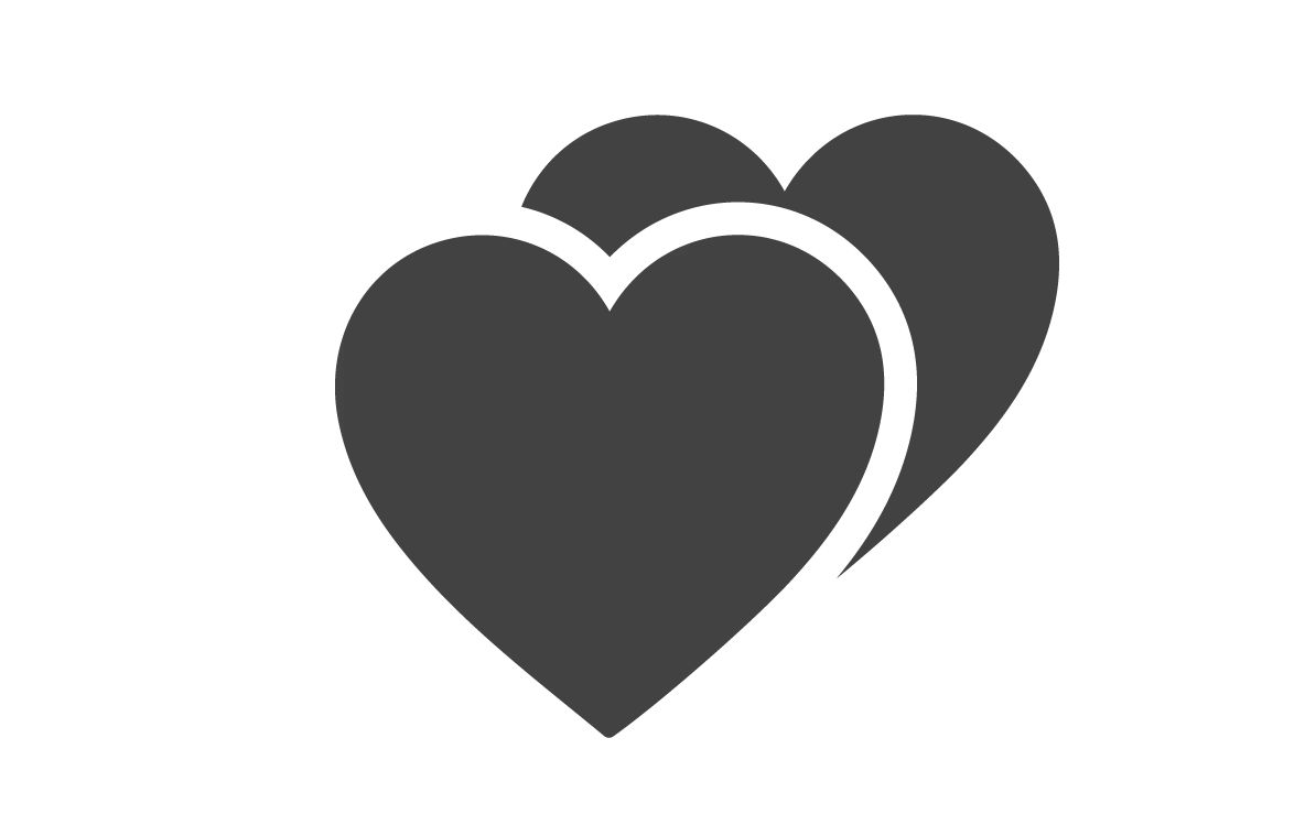 Black Heart Symbol Icons
