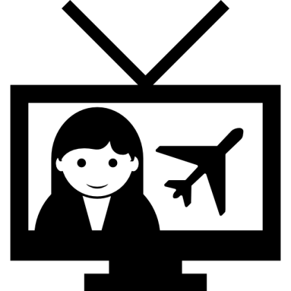 News Broadcast on Television