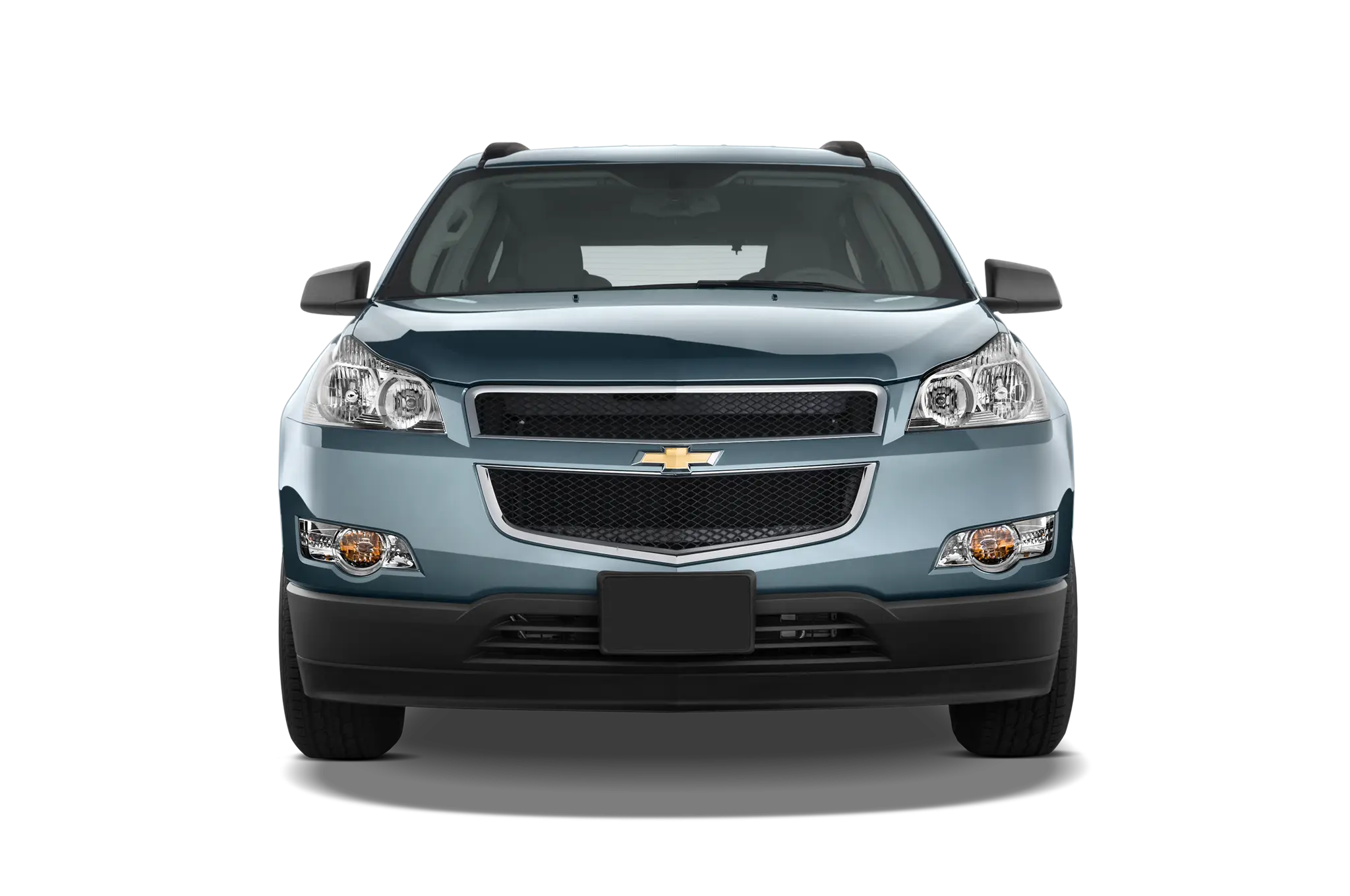 Blue Modern Car Front View