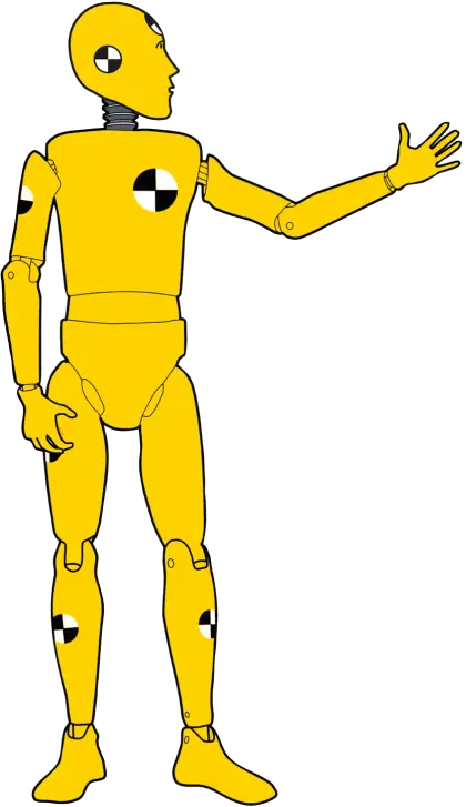 Crash Test Dummy Illustration
