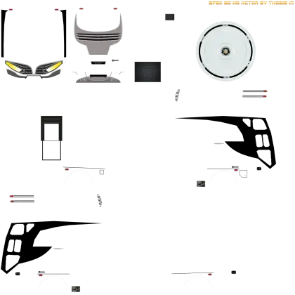 Graphic of Car Parts and Components