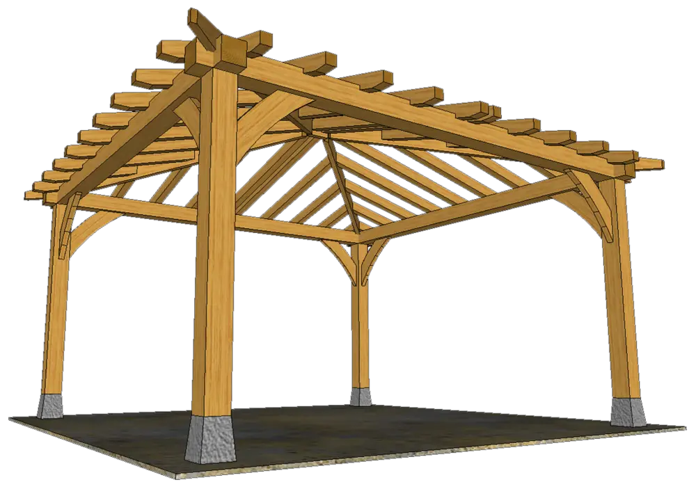 Wooden Pergola for Outdoor Spaces