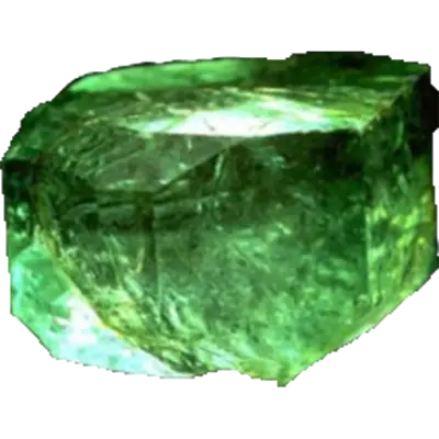 Green Gemstone Crystal