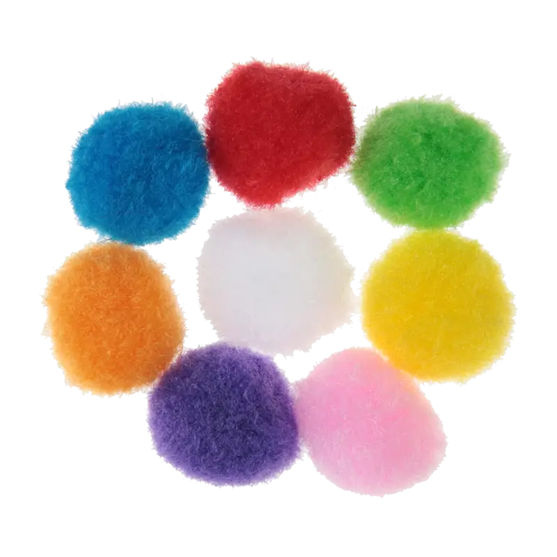 Colorful Fluffy Pom Poms
