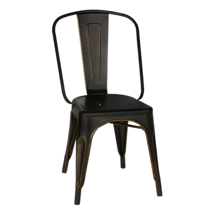 Modern Black Metal Chair