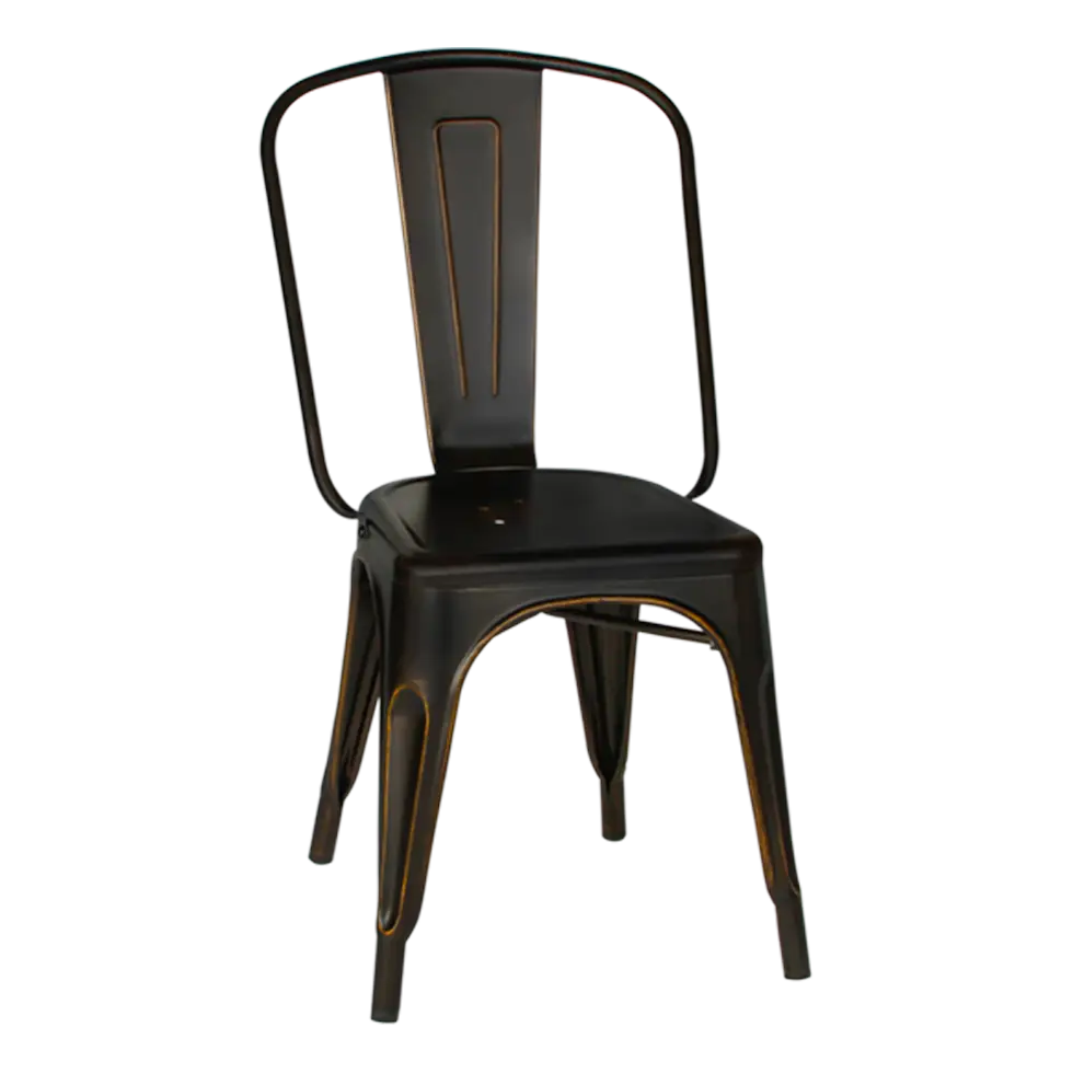 Modern Black Metal Chair